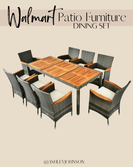 Outdoor dining table and chairs. Patio furniture. Patio Dining table. Patio chairs. 
#backyardfurniture #patiofurniture #patiosets #porchsets #patiotable 

#LTKMostLoved #LTKhome #LTKSeasonal