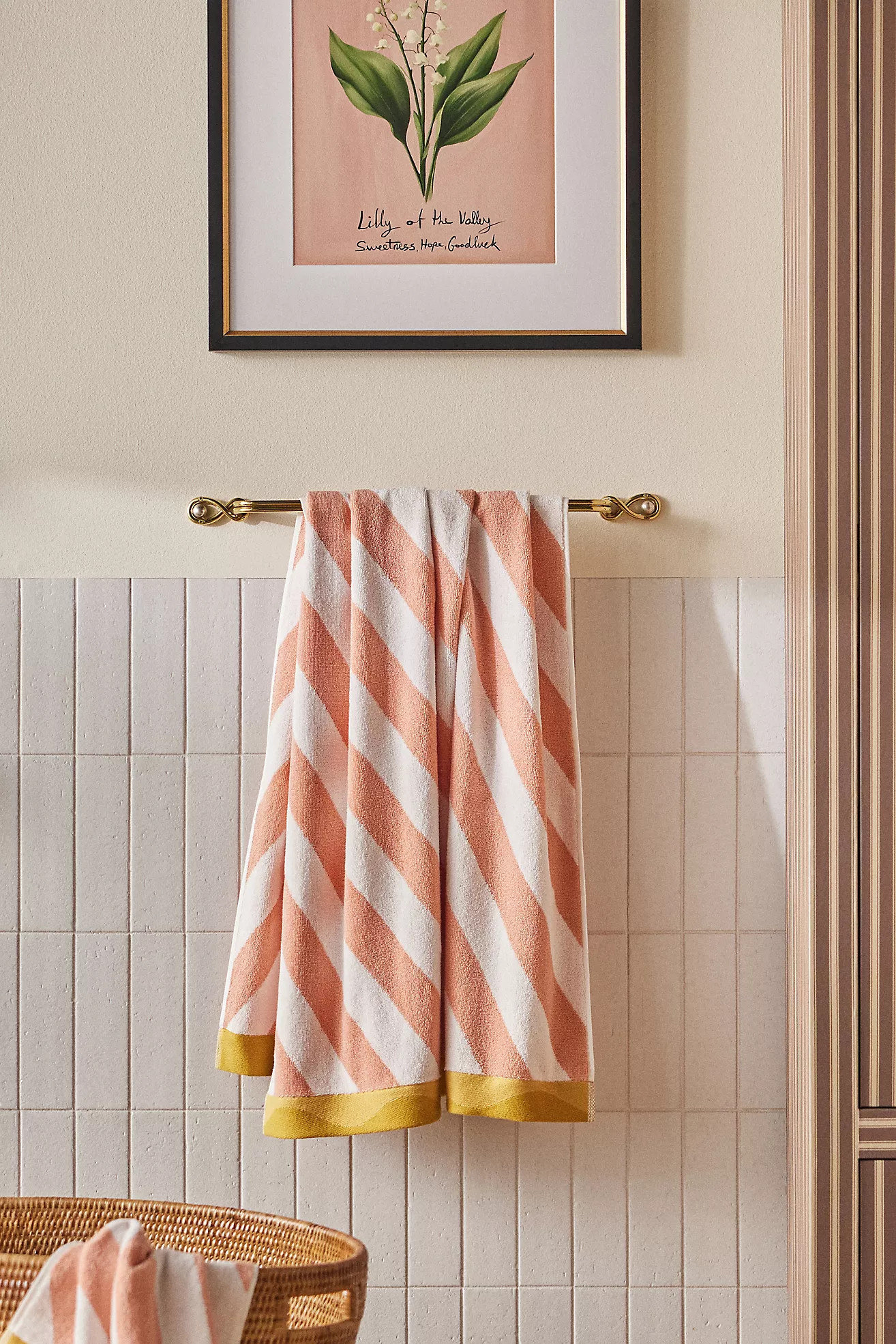 Maeve Cotton Patterned Towel Collection | Anthropologie (US)