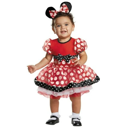 Prestige Red Minnie Mouse Baby Infant Costume - Baby 6-12 | Walmart (US)