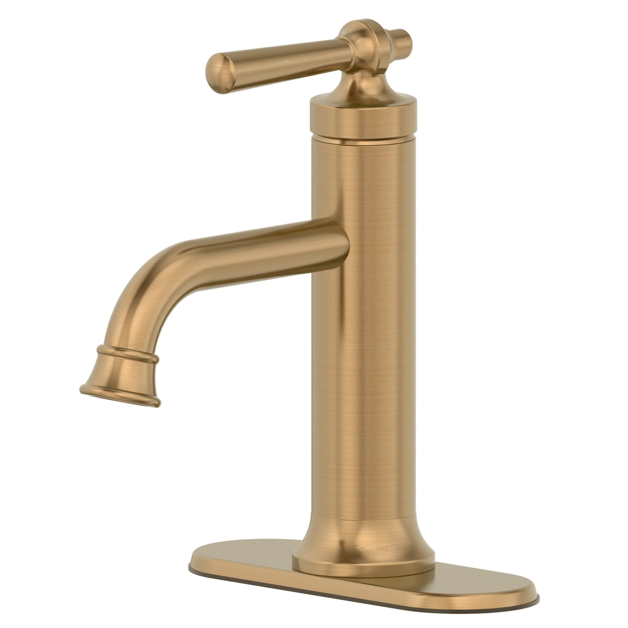 Better Homes & Gardens Modern Heirloom Single Handle Bathroom Faucet in Heritage Gold - Walmart.c... | Walmart (US)