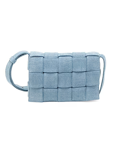 The Cassette Denim Shoulder Bag | Saks Fifth Avenue