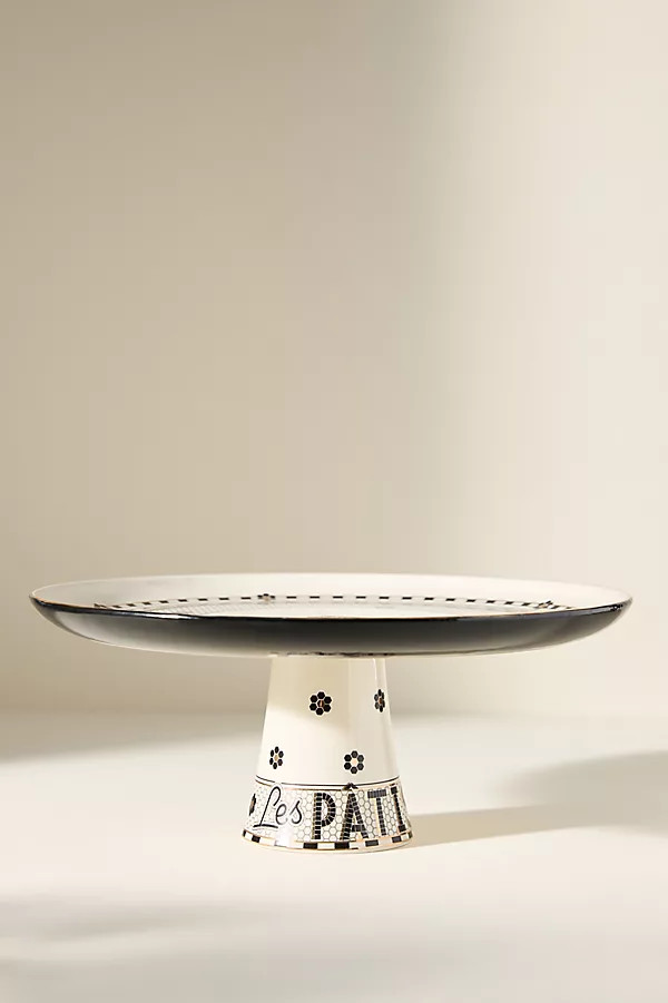 The Bistro Tile Stoneware Cake Stand | Anthropologie (US)