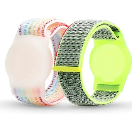 Air tag Wristband Kids(2 Pack) Nylon Air tag Bracelet for Kids Compatible with Apple Air tag Air tag | Walmart (US)
