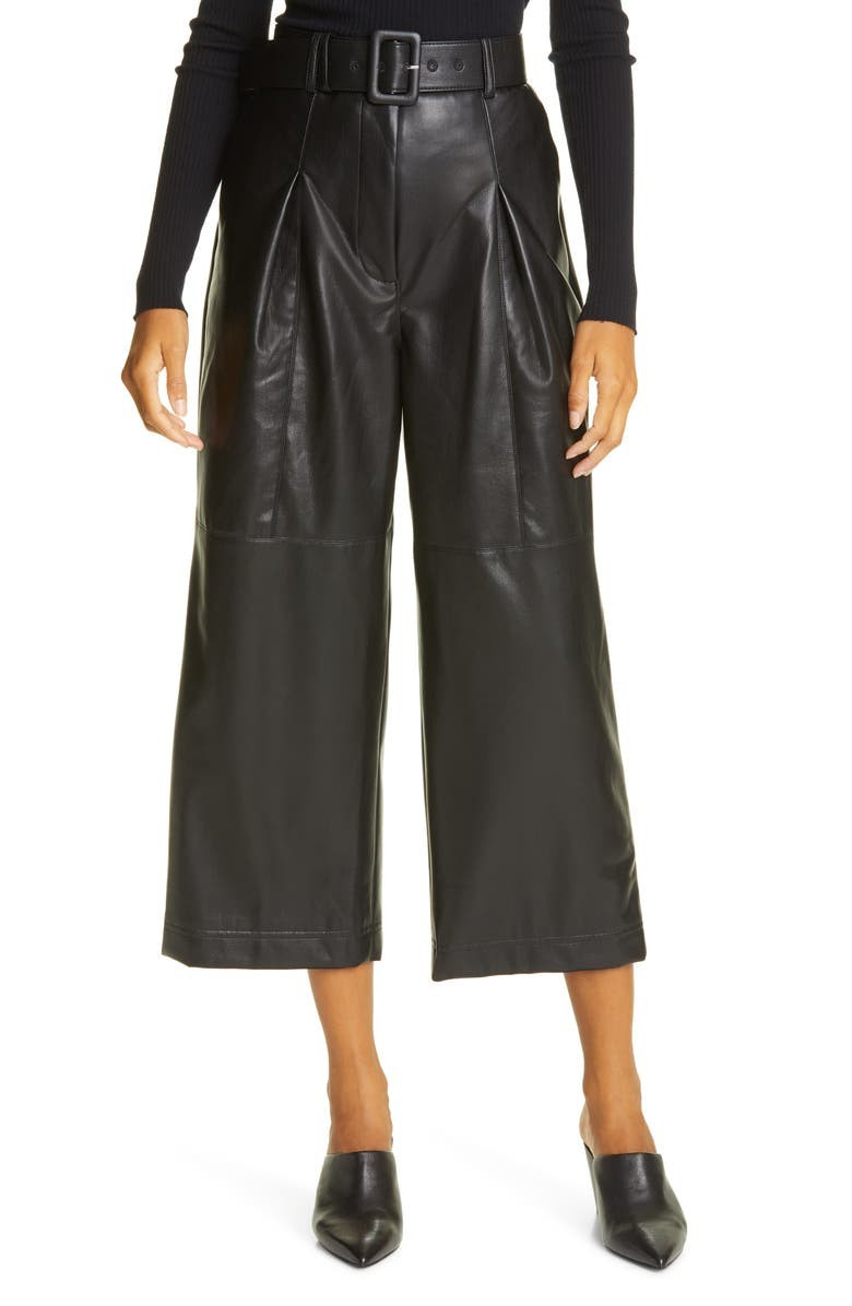 Faux Leather Culottes | Nordstrom