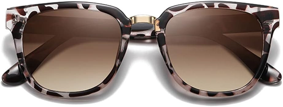 Freckles Mark Polarized Retro Square Sunglasses for Women Men Classic Trendy Style UV400 Protection  | Amazon (US)