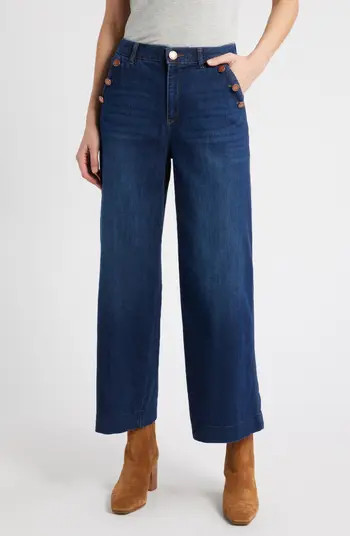 'Ab'Solution Sailor Wide Leg Jeans | Nordstrom