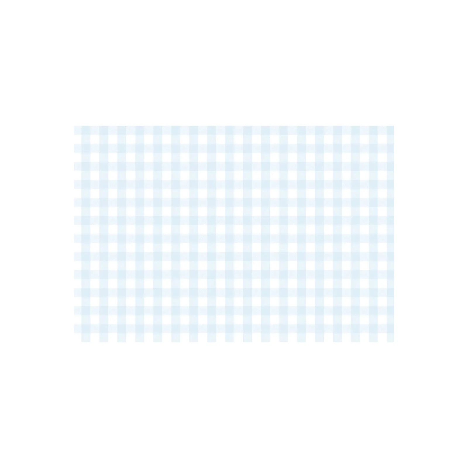Picnic Check Paper Placemat in Light Blue - Set of 12 | Brooke and Lou