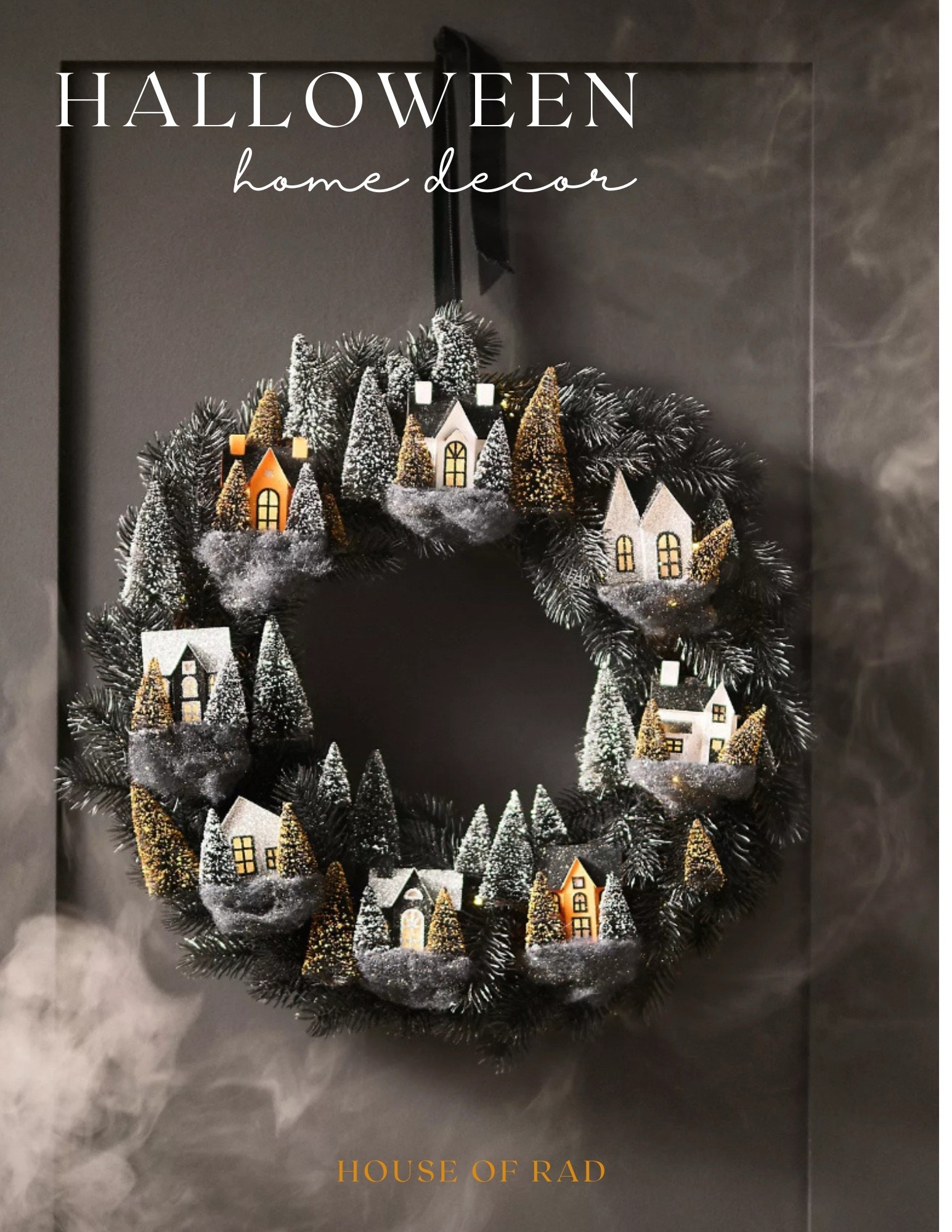 Halloween Wreath
Haunted House Wreath
Halloween Home Decir

#LTKSeasonal #LTKHome