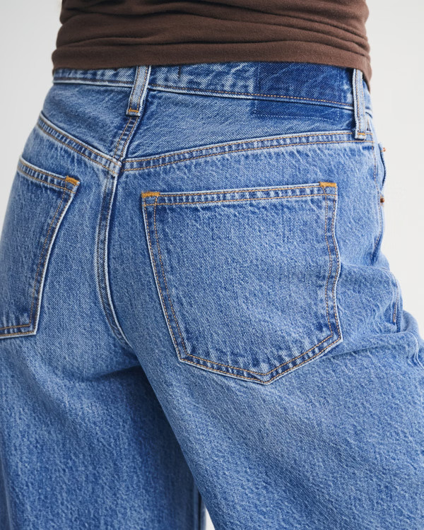 High Rise Wide Leg Jean | Abercrombie & Fitch (US)