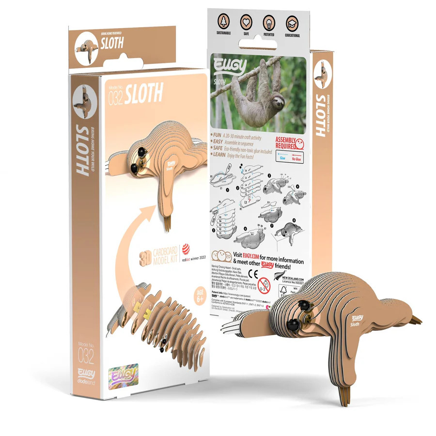 EUGY Sloth 3D Puzzle | Safari LTD