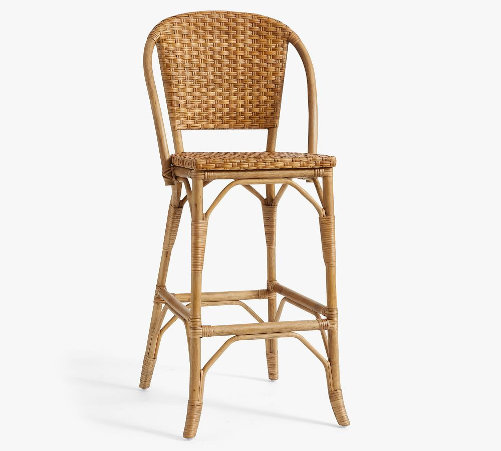Parisian Woven Bar & Counter Stool | Pottery Barn (US)