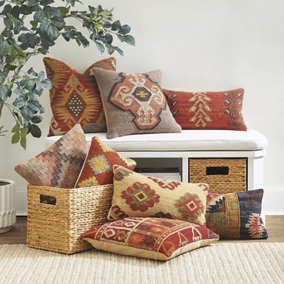 Kilim Indoor Throw Pillows | Grandin Road | Grandin Road