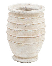 13 Sand And Cement Earthy Ridged Indoor Planter Vase | Mother's Day Gifts | Marshalls | Marshalls