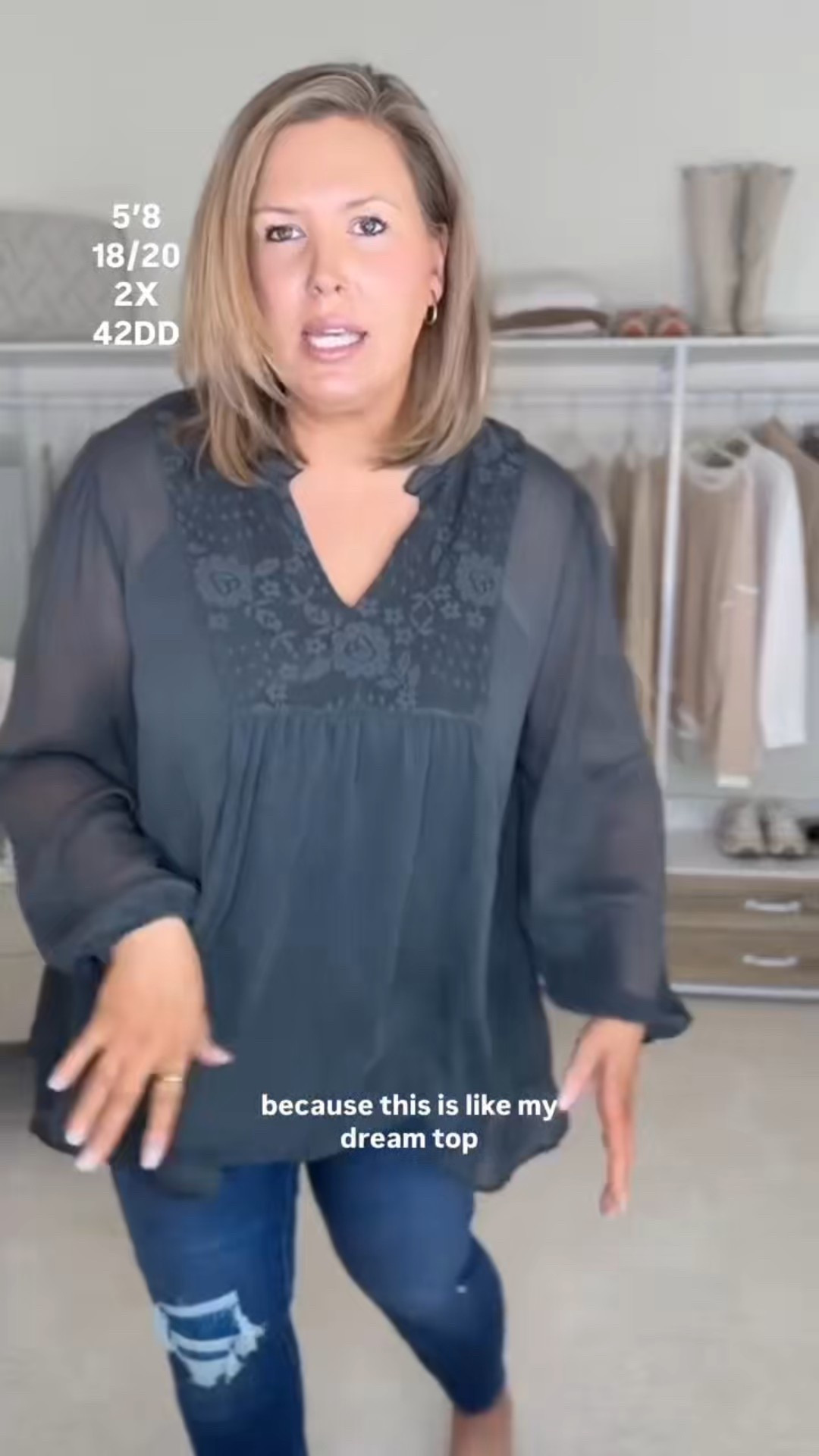 Wearing a 2X in the top and 18 in the jeans!

Plus size fashion, everyday outfit ideas, trendy fashion, comfy casual, mom style, midsize fashion, Maurices haul

#LTKMidsize #LTKPlusSize #LTKOver40