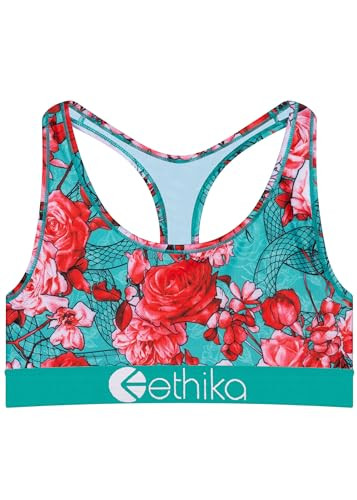 Ethika Womens Sports Bra | Neo Garden (BRD, XX-Large) | Amazon (US)