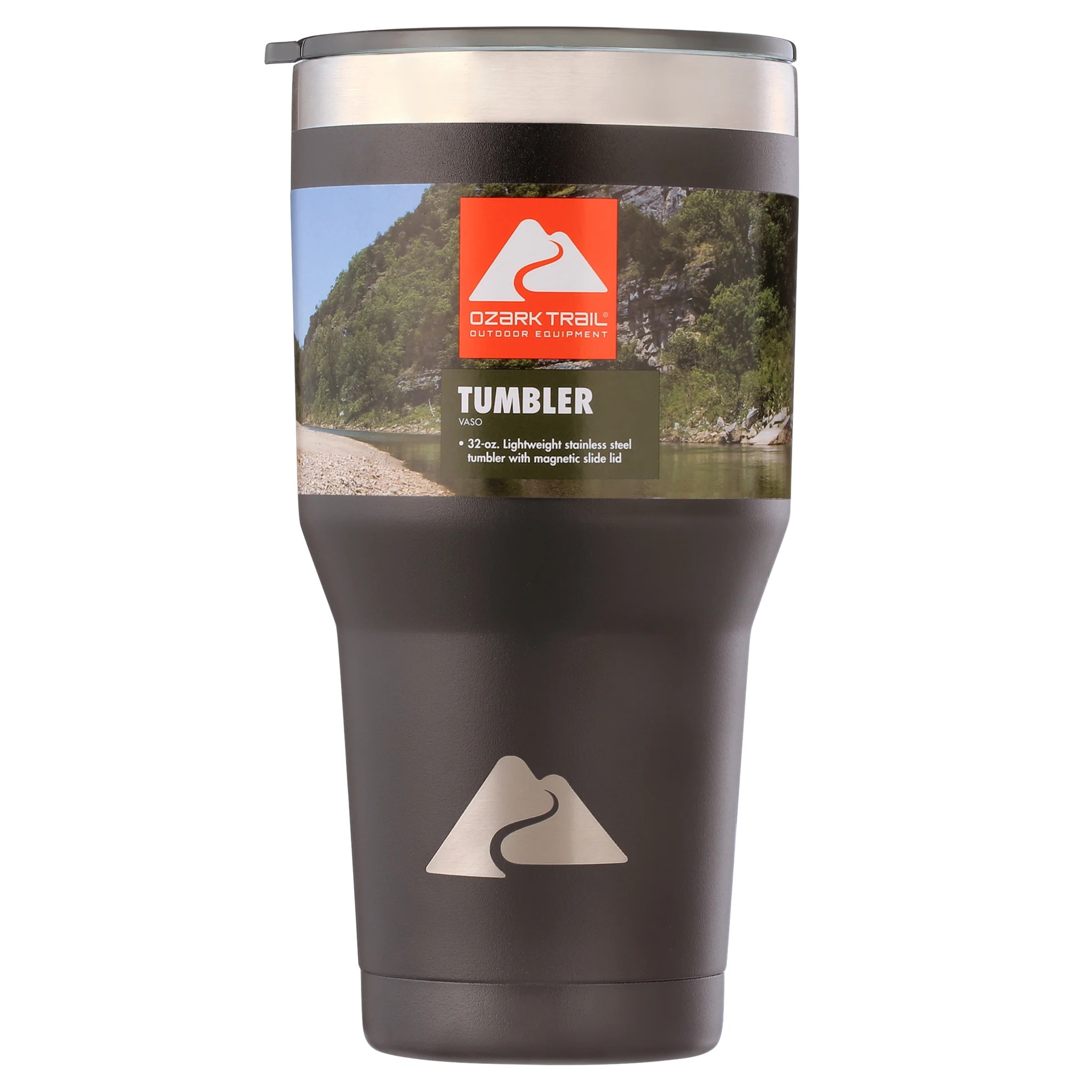 Ozark Trail 32 oz Stainless Steel Insulated Tumbler, Black | Walmart (US)