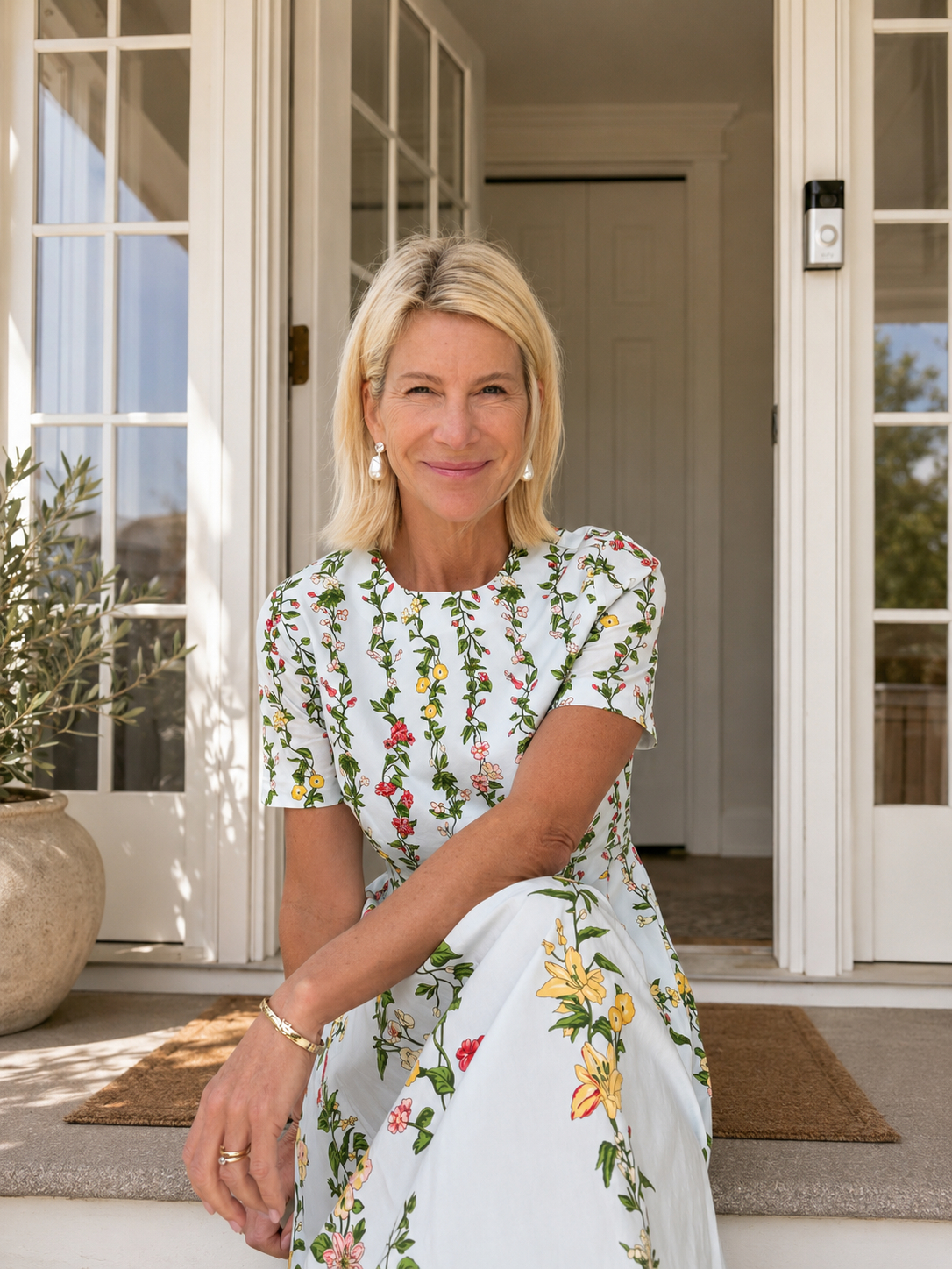 Elegant Floral Dress for Summer 

 #LTKootd #LTKSeasonal #LTKOver40