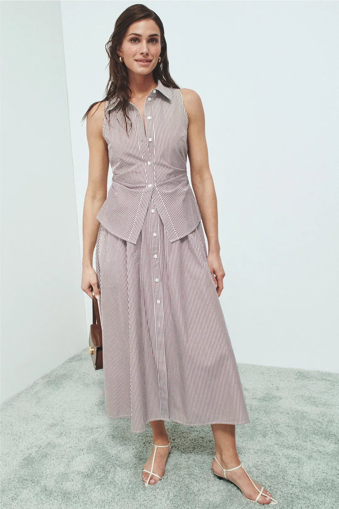 Hannah Collared Midi Dress | Rent the Runway