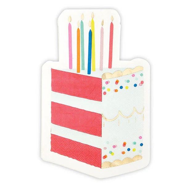 Birthday Cake Napkin Die Cut | Oh Happy Day Shop