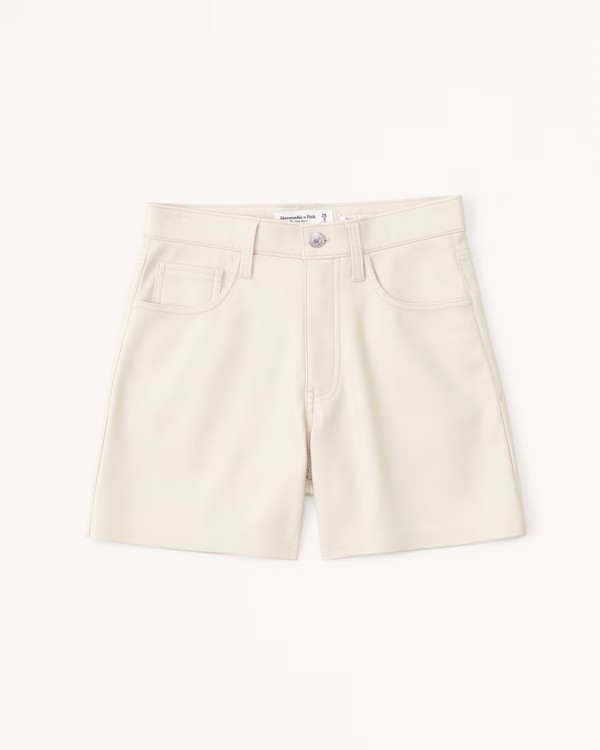 Vegan Leather Dad Short | Abercrombie & Fitch (US)