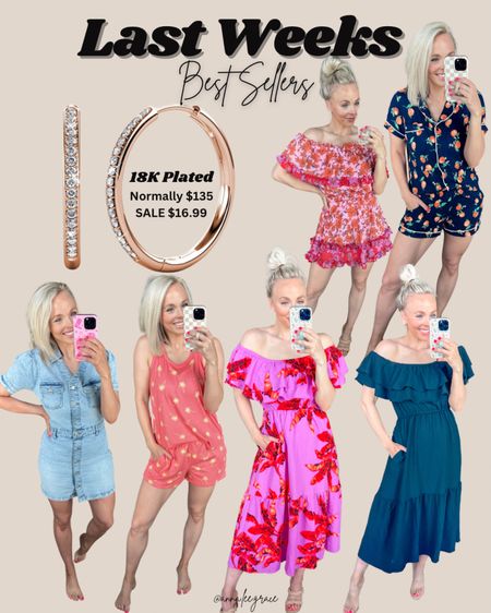 Last weeks best sellers are all Walmart finds!! Wearing a small in the flowy dresses, medium in the pajamas and medium in the denim dress! 

#LTKStyleTip #LTKFindsUnder100 #LTKSaleAlert