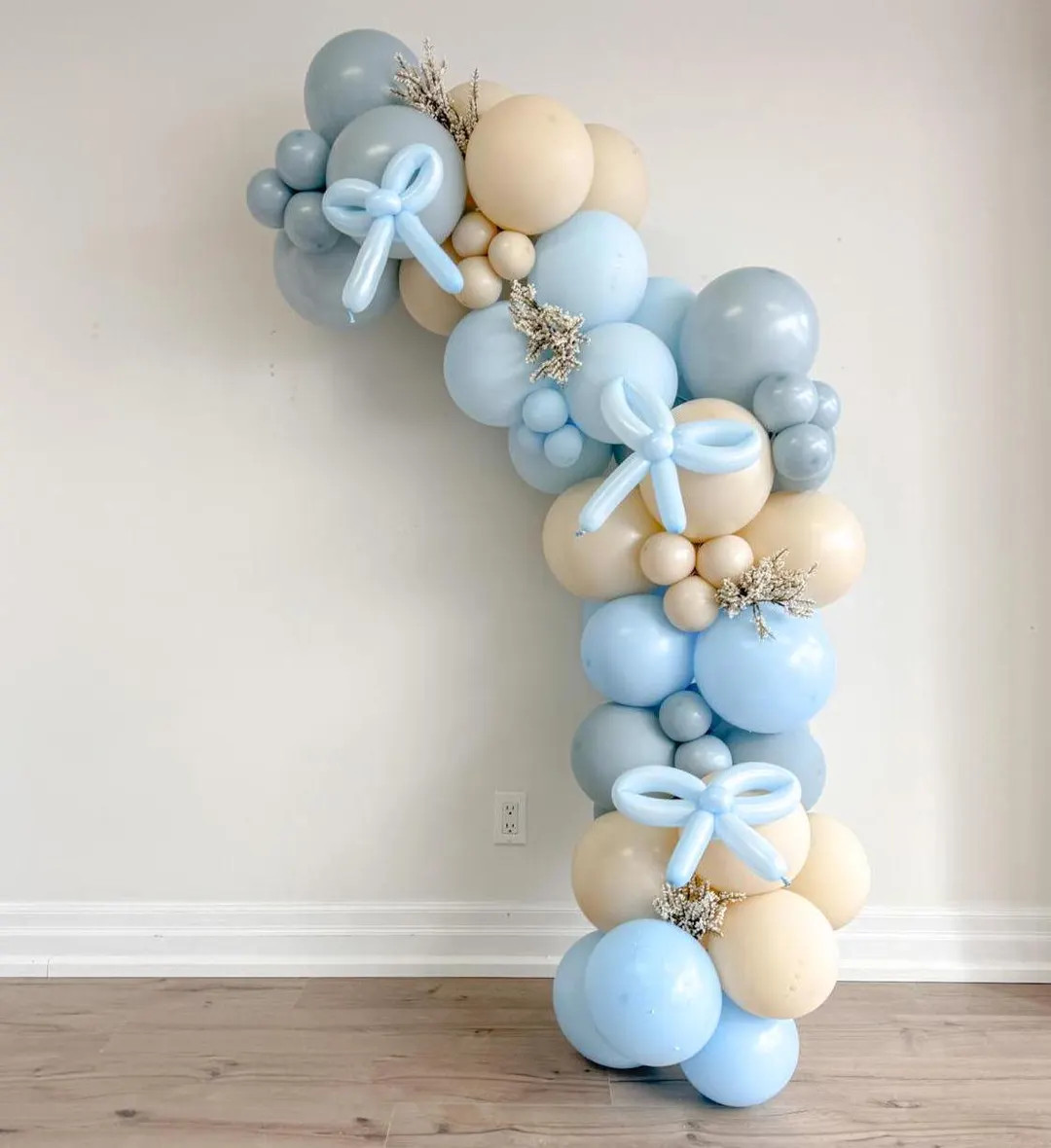 Blue Coquette Bow Balloon Arch Bridal Shower Blue Boy Baby Shower First Birthday It's A Boy Somet... | Etsy (Global)