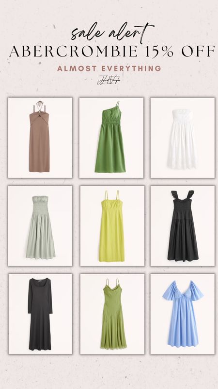 Abercrombie Sale, perfect spring and summer dresses ✨ 

#LTKsalealert #LTKFind #LTKSeasonal
