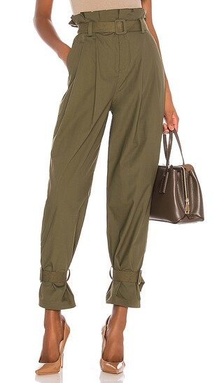 L'Academie The Virgil Pant in Olive Green from Revolve.com | Revolve Clothing (Global)