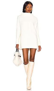 Free People Ottoman Slouchy Tunic Sweater Dress in Ivory from Revolve.com | Revolve Clothing (Global)