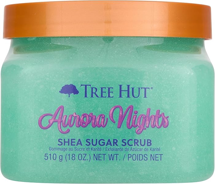Tree Hut Aurora Nights Shea Sugar Scrub, Exfoliating, Hydrating & Moisturizing Body Scrub with Sh... | Amazon (US)