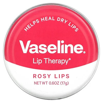 Vaseline, Lip Therapy, Rosy Lips, 0.6 oz (17 g) | iHerb