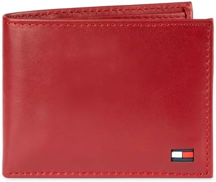 Tommy Hilfiger Men's Slim Leather Bifold Passcase Wallet with Removable ID Window | Amazon (US)