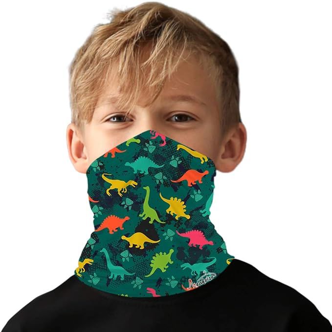 meakeize Kids Full-Coverage Tube Face Mask Bandanas UV Protection Neck Gaiter Headband, UPF 50+ F... | Amazon (US)