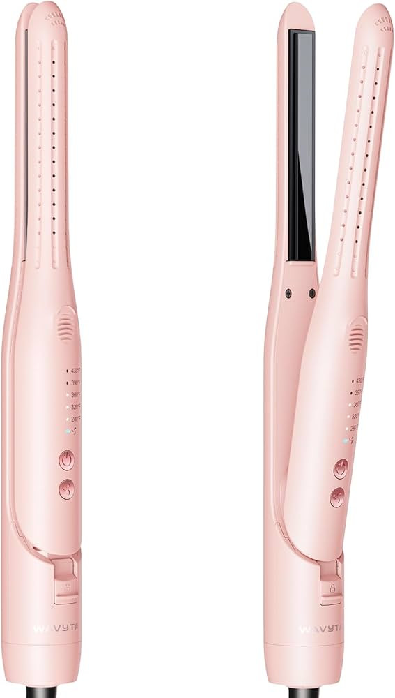Wavytalk 0.65" Pencil Flat Iron, Cool Curl Pencil, Small Airflow Styler and Straightener for Shor... | Amazon (US)