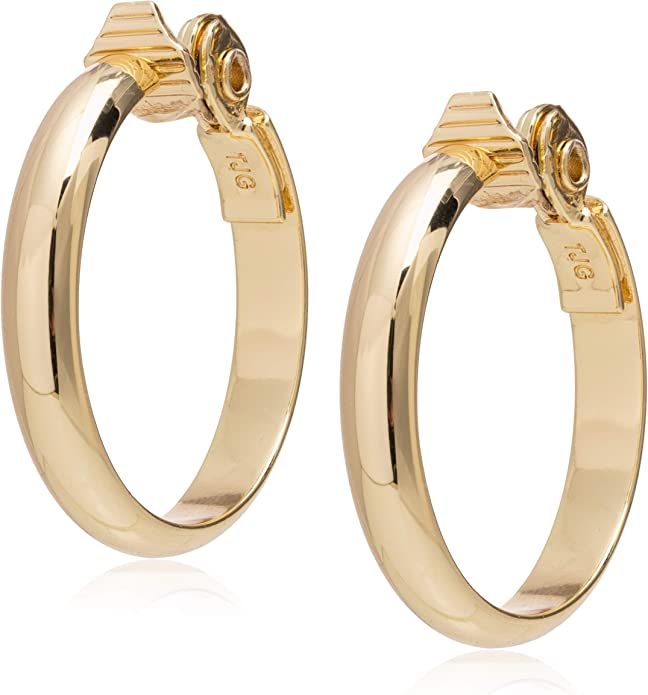 Anne Klein Women's Clip Hoop Earrings | Amazon (US)