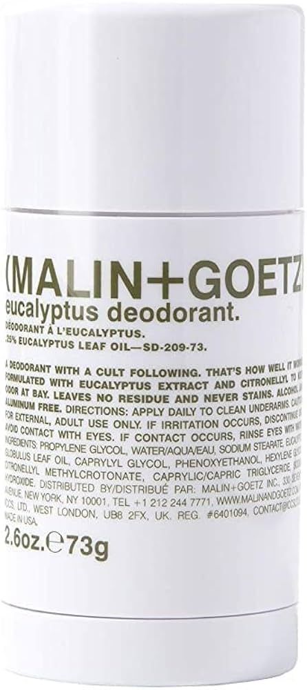 Malin + Goetz Deodorant - Men & Women's Stick Deodorant, Scented Deodorant for All Skin Types, Na... | Amazon (US)