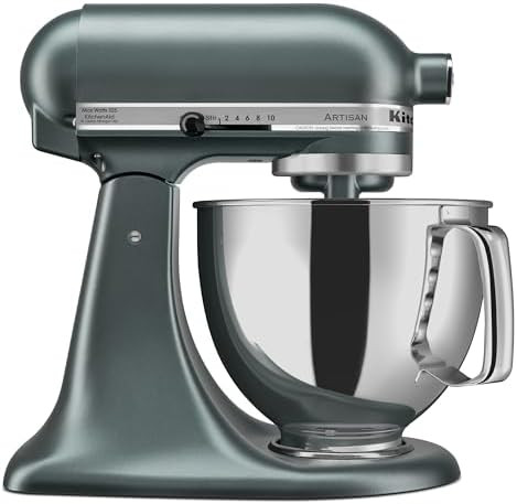 KitchenAid Artisan Series 5 Quart Tilt Head Stand Mixer KSM150PS, Juniper | Amazon (US)