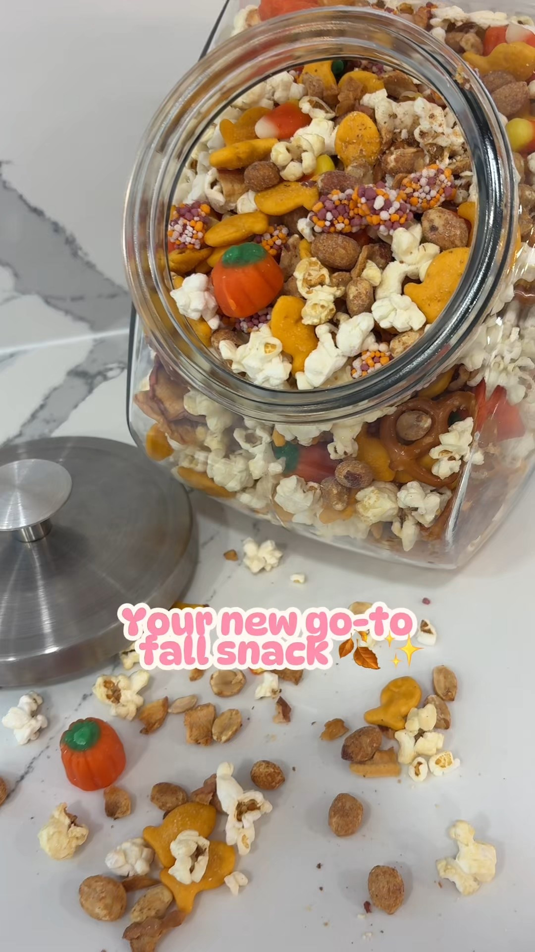 Fall Harvest Snack Mix 🍂✨🥨

#LTKKids #LTKHalloween #LTKParties