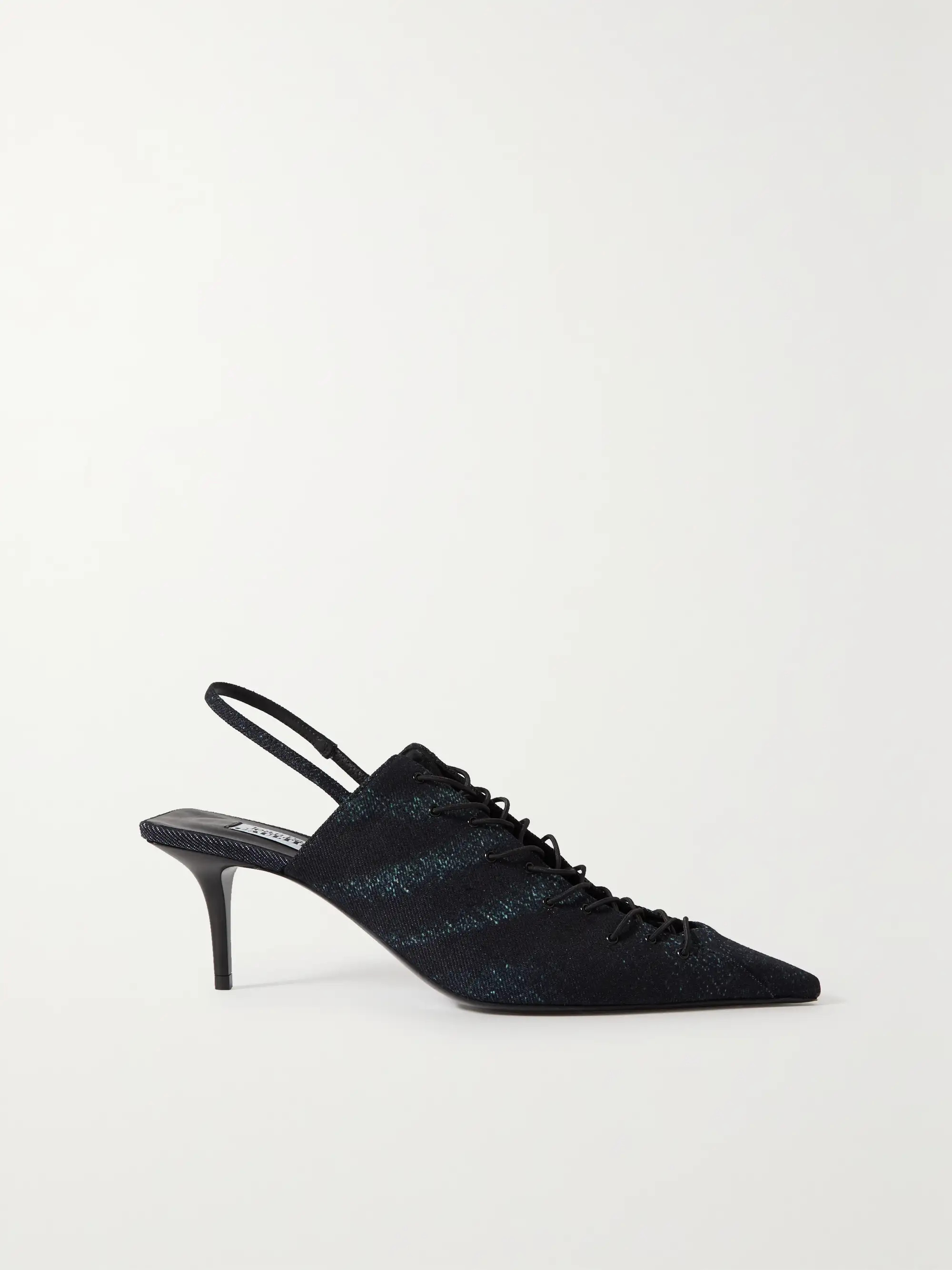 + Jean Paul Gaultier 60 denim slingback pumps | NET-A-PORTER (US)