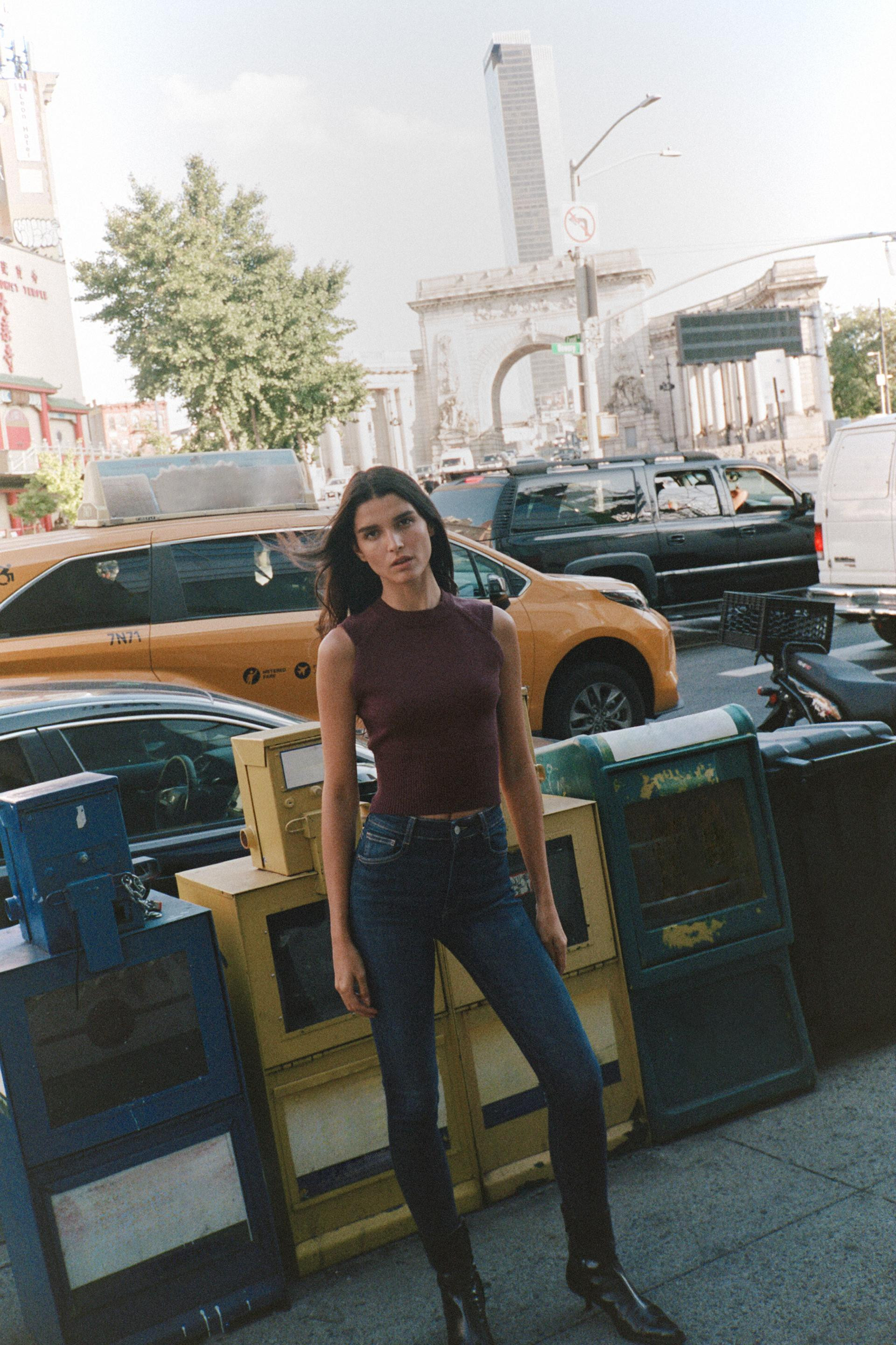 TRF HIGH-WAIST SKINNY JEANS | Zara UK