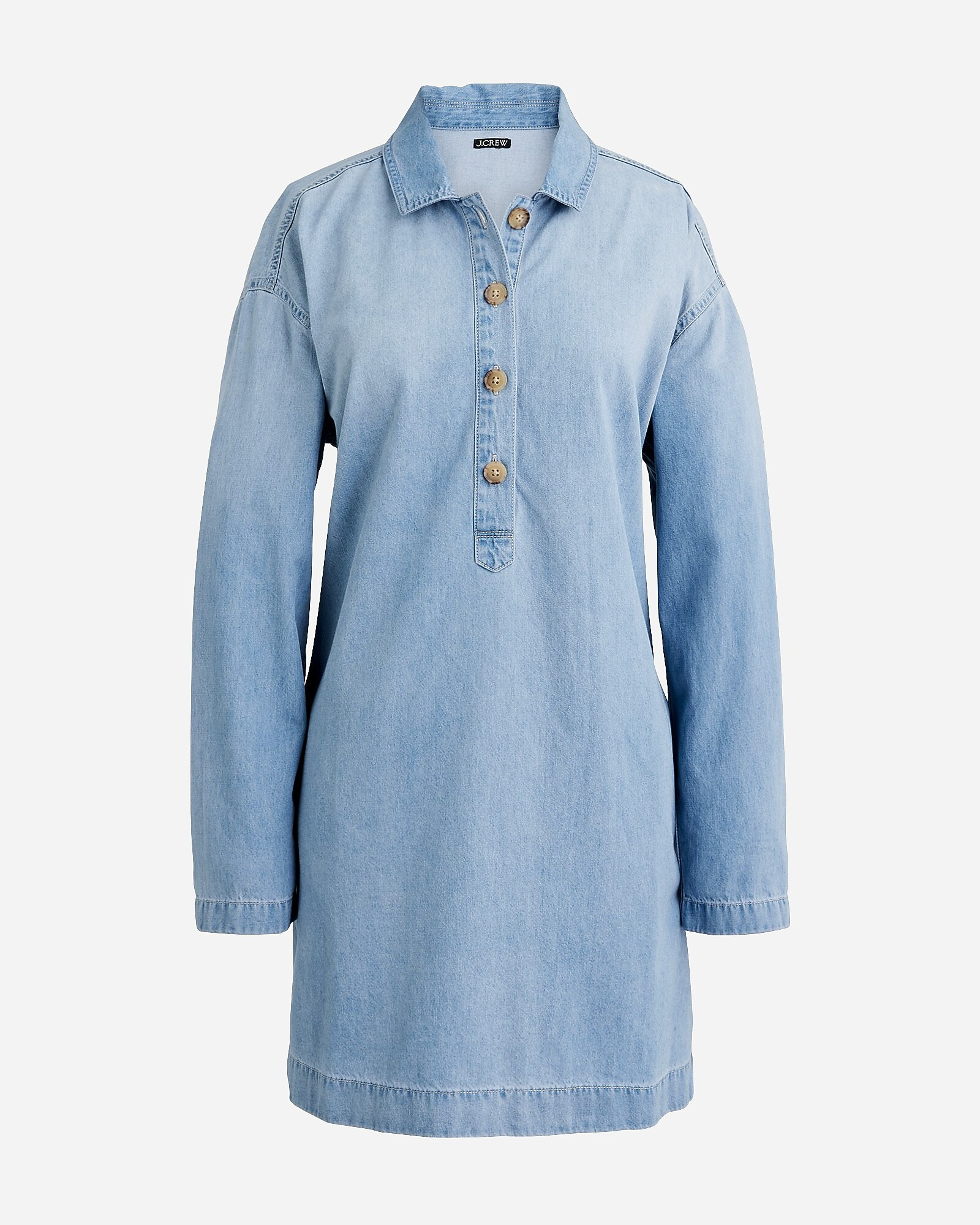 Popover dress in chambray | J. Crew US
