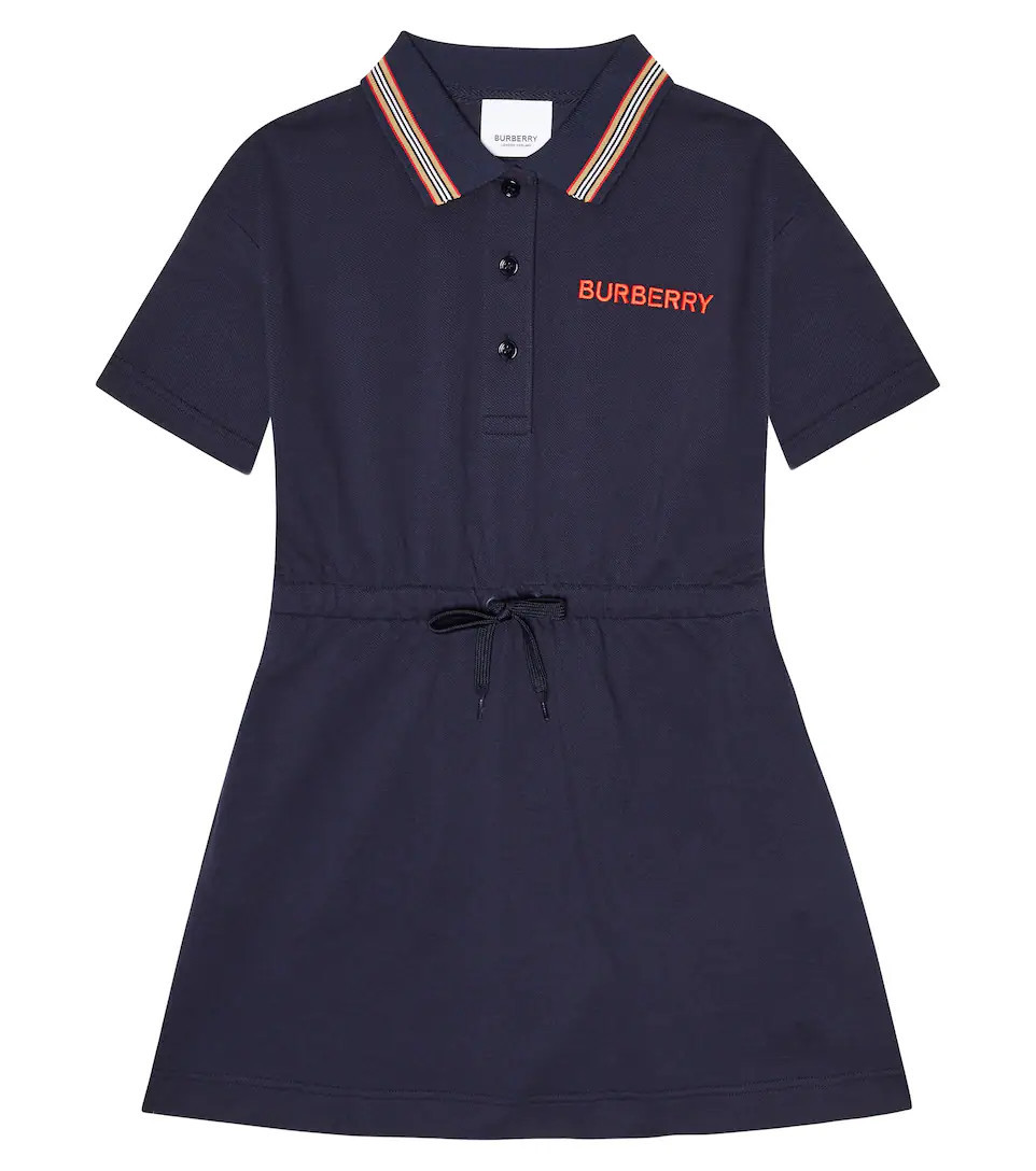 Logo cotton piqué polo dress | Mytheresa (US/CA)