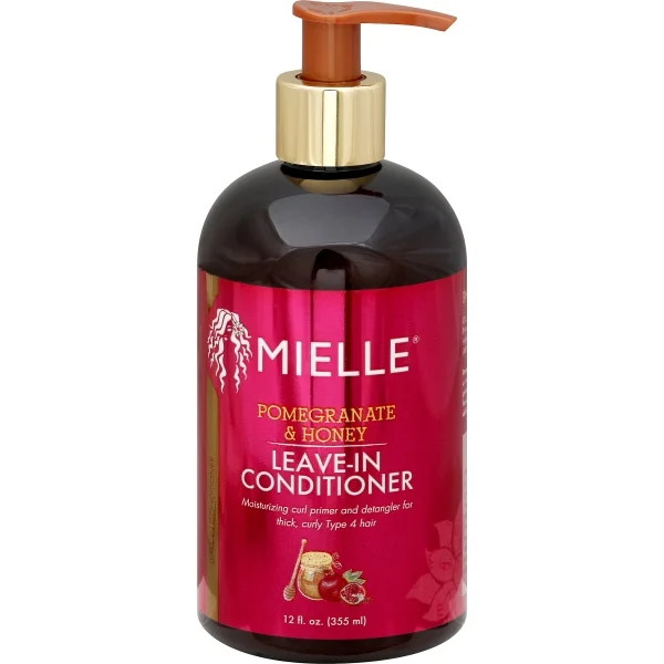 Mielle Pomegranate & Honey Moisturizing Leave-In Conditioner W Coco & Avocado Oil, 12 Fl Oz | Walmart (US)