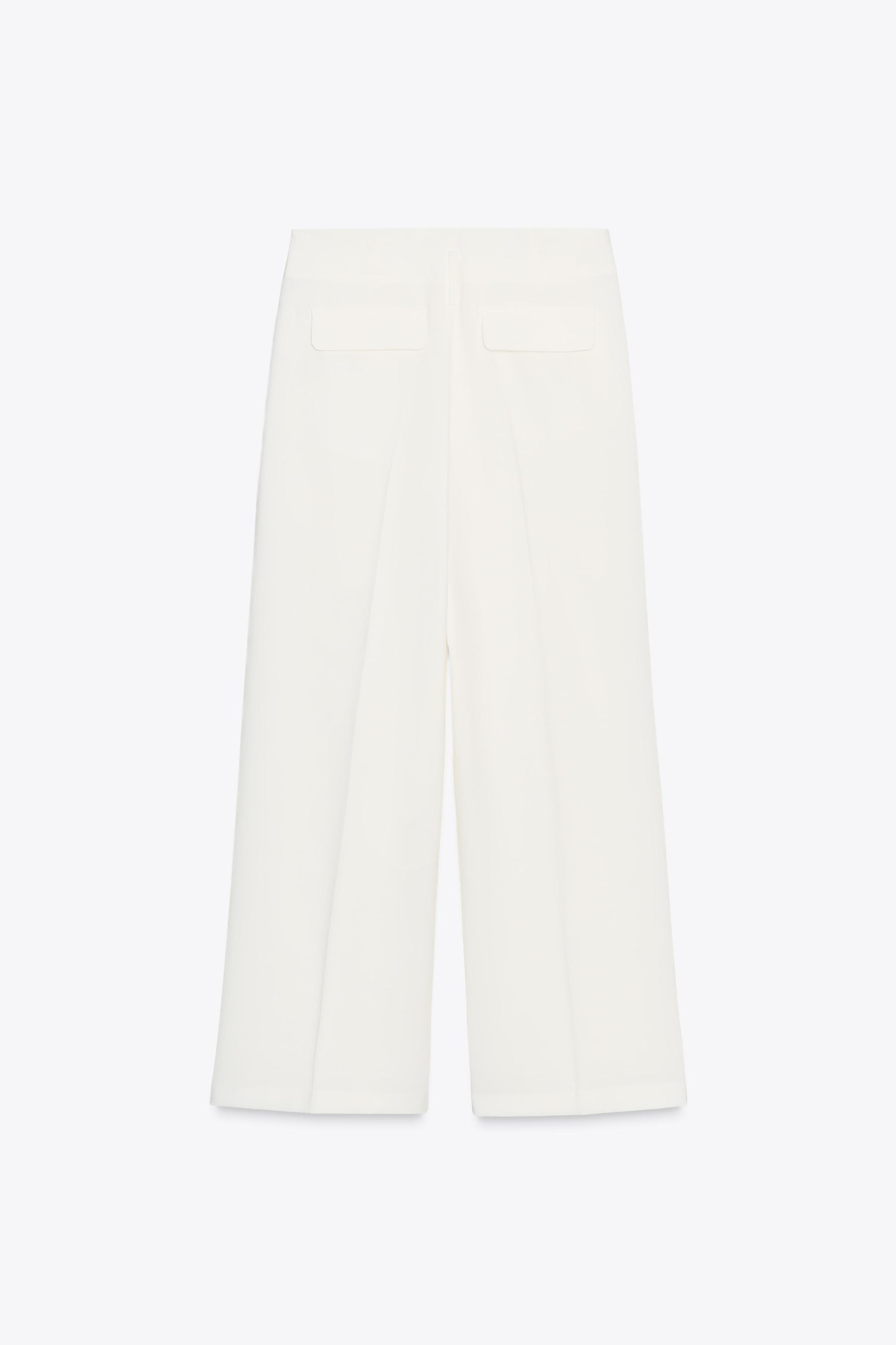 PLEATED WIDE LEG PANTS | Zara US