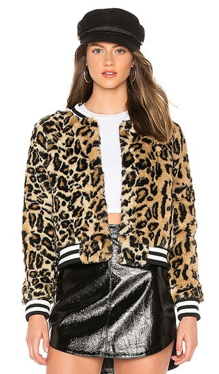BB Dakota JACK by BB Dakota Clever Girl Faux Fur Jacket in Black | Revolve Clothing (Global)