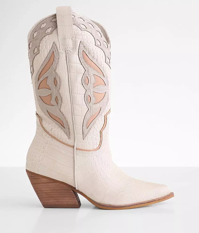 Western Leather Boot | Buckle