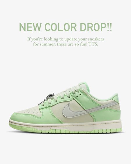 New Nike Low Dunk color drop! 💚 Loving this bright green color! If you’re looking to update your sneakers for summer, these are perfect. TTS. 

Nike Dunk sneakers, summer sneakers, green sneakers, Nike sneakers, summer outfit, The Stylizt 




#LTKStyleTip #LTKShoeCrush #LTKSeasonal