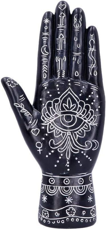 Nemesis Now U4798P9 Hamsa Hand 22.5cm, Black, One Size | Amazon (US)