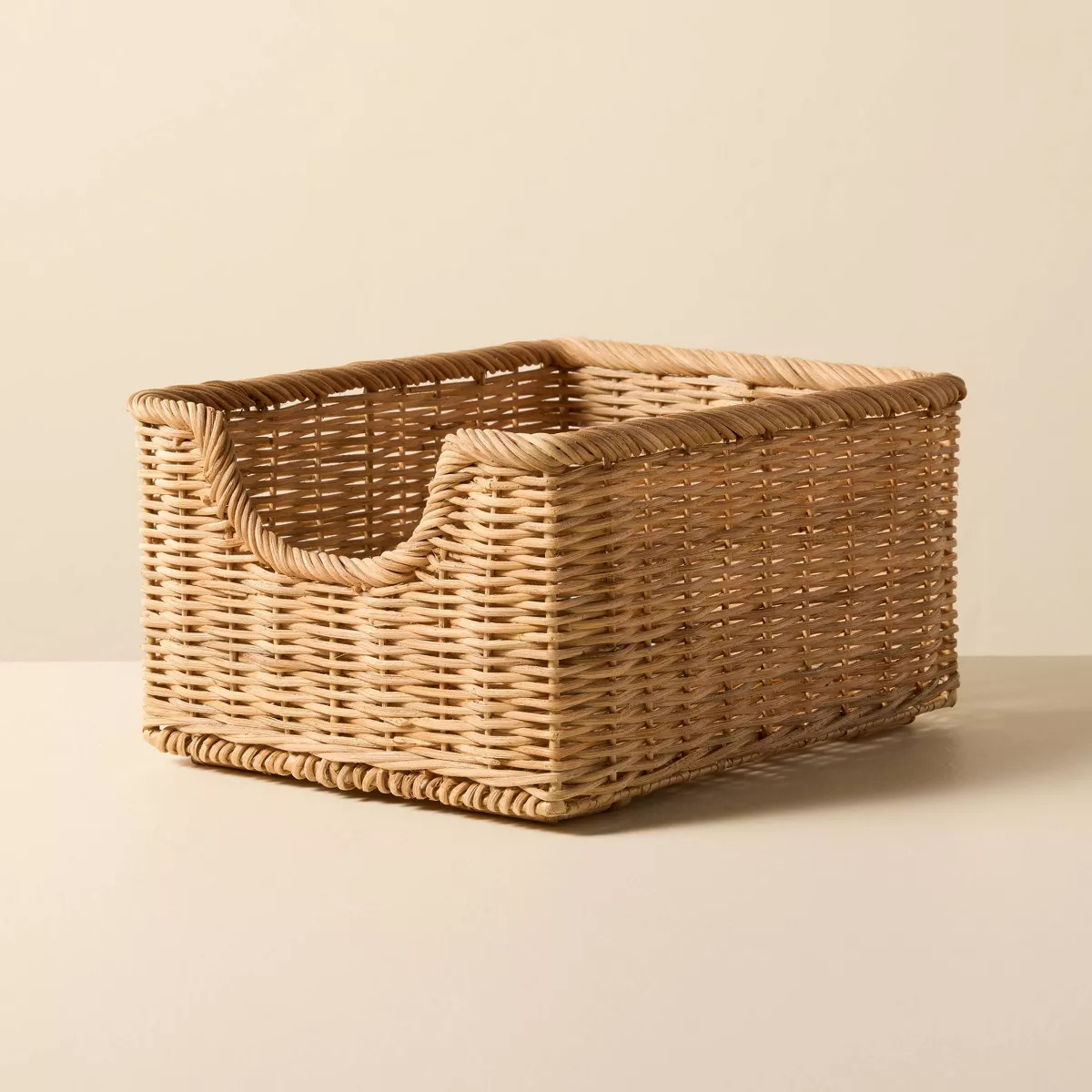 Woven Rattan Pantry Storage Basket - Hearth & Hand™ with Magnolia | Target