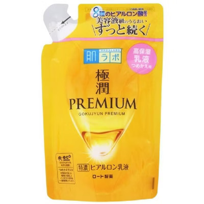 Hada Labo Rohto Gokujyun Premium Milk Hyaluronic Milky Lotion (4.73 oz / 140 mL Refill Bag) | Hadalabo | SKIN CARE FROM JAPAN | Target